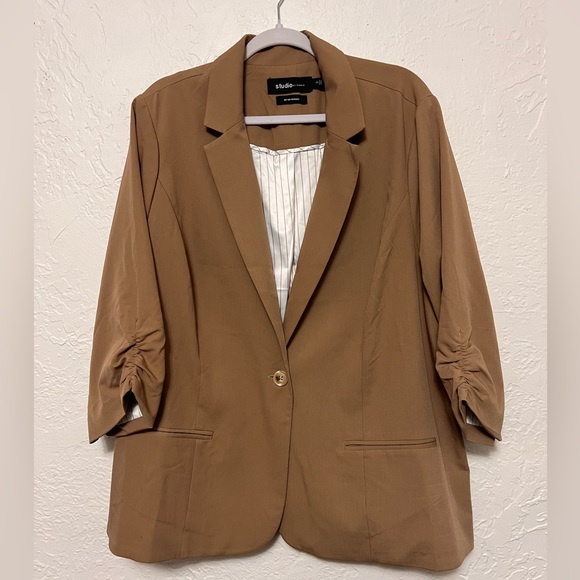 Torrid City Twill Classic Fit Blazer EUC Size 3 - Picture 2 of 10